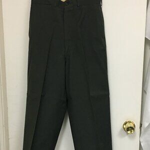 Vintage USA Military Pants 30x36 Long Wool Serge Army Green Field Trousers